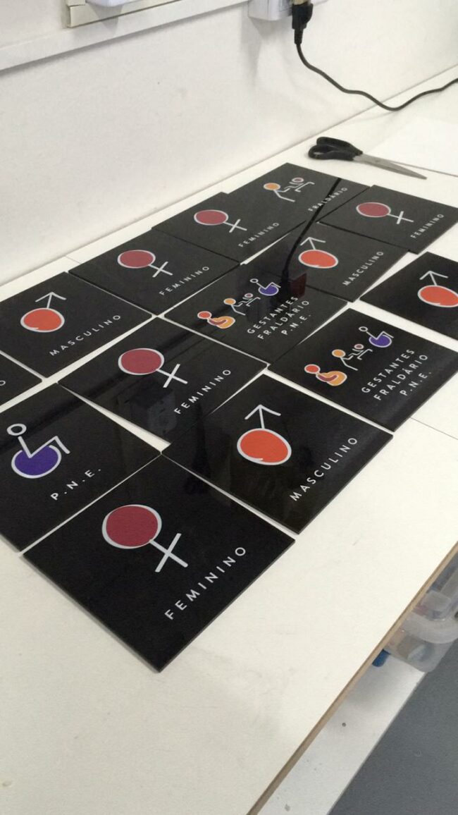 Placas de sinalização